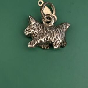 .925 Cairin Terrier Dog Sterling Silver Jewelry Charm #family pet #toto